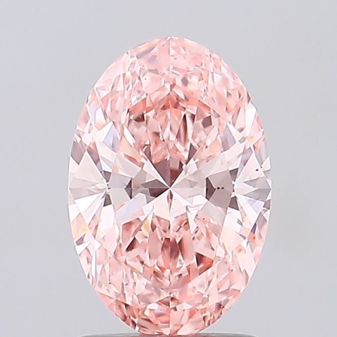 Loose Diamond - OVAL 1.49ct Fancy Vivid Pink VS2: Loose Diamond - OVAL 1.49ct Fancy Vivid Pink VS2 Source: This is a real non-mined Diamond that has been grown in a lab Shape: OVAL Carats: 1.49 Color: Fancy Vivid Pink Certification: IGI Video: