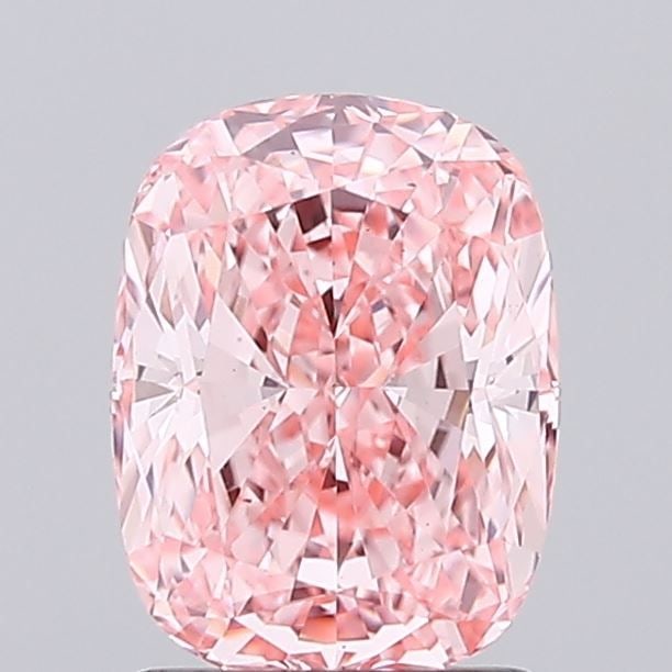 Loose Diamond - CUSHION MODIFIED 1.74ct Fancy Vivid Pink VS1: Loose Diamond - CUSHION MODIFIED 1.74ct Fancy Vivid Pink VS1 Source: This is a real non-mined Diamond that has been grown in a lab Shape: CUSHION MODIFIED Carats: 1.74 Color: Fancy Vivid Pink Certific