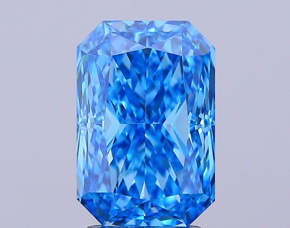 Loose Diamond - RADIANT 3.82ct Fancy Vivid Blue VS1 (1 of 1)