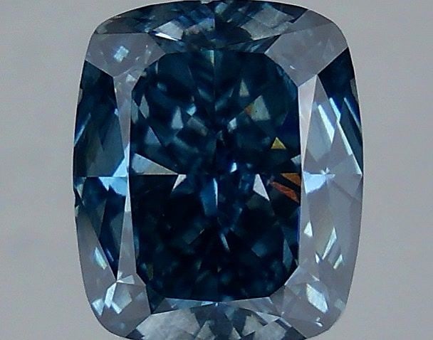 Loose Diamond - CUSHION MODIFIED 3.0ct Fancy Vivid Blue SI2: Loose Diamond - CUSHION MODIFIED 3.0ct Fancy Vivid Blue SI2 Source: This is a real non-mined Diamond that has been grown in a lab Shape: CUSHION MODIFIED Carats: 3.0 Color: Fancy Vivid Blue Certificat