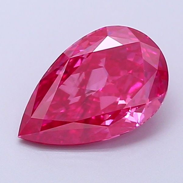 Loose Diamond - PEAR 1.03ct Fancy Vivid Pink SI1: Loose Diamond - PEAR 1.03ct Fancy Vivid Pink SI1 Source: This is a real non-mined Diamond that has been grown in a lab Shape: PEAR Carats: 1.03 Color: Fancy Vivid Pink Certification: IGI Video: