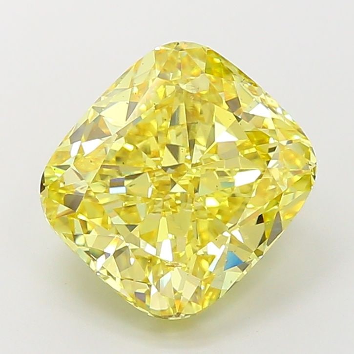 Loose Diamond - CUSHION MODIFIED 8.04ct Fancy Intense Yellow SI1: Loose Diamond - CUSHION MODIFIED 8.04ct Fancy Intense Yellow SI1 Source: This is a real non-mined Diamond that has been grown in a lab Shape: CUSHION MODIFIED Carats: 8.04 Color: Fancy Intense Yellow 