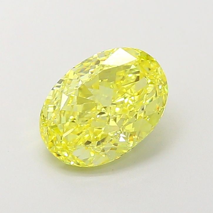 Loose Diamond - OVAL 1.9ct Fancy Intense Yellow VVS2: Loose Diamond - OVAL 1.9ct Fancy Intense Yellow VVS2 Source: This is a real non-mined Diamond that has been grown in a lab Shape: OVAL Carats: 1.9 Color: Fancy Intense Yellow Certification: IGI Video: