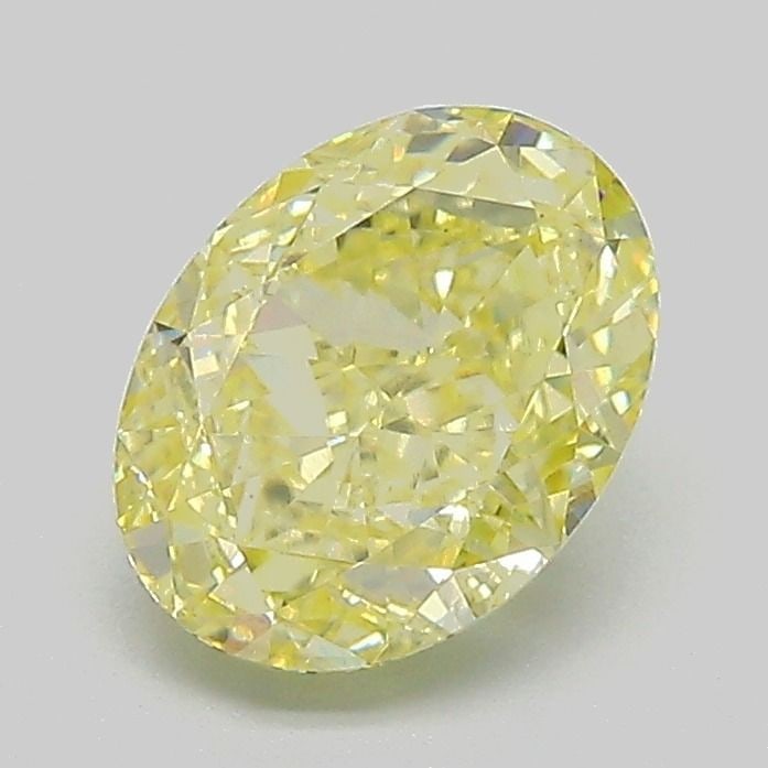 Loose Diamond - OVAL 1.52ct Fancy Intense Yellow VS1: Loose Diamond - OVAL 1.52ct Fancy Intense Yellow VS1 Source: This is a real non-mined Diamond that has been grown in a lab Shape: OVAL Carats: 1.52 Color: Fancy Intense Yellow Certification: IGI Video