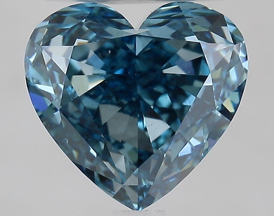 Loose Diamond - HEART 3.0ct Fancy Vivid Blue VS1: Loose Diamond - HEART 3.0ct Fancy Vivid Blue VS1 Source: This is a real non-mined Diamond that has been grown in a lab Shape: HEART Carats: 3.0 Color: Fancy Vivid Blue Certification: IGI Video: Video