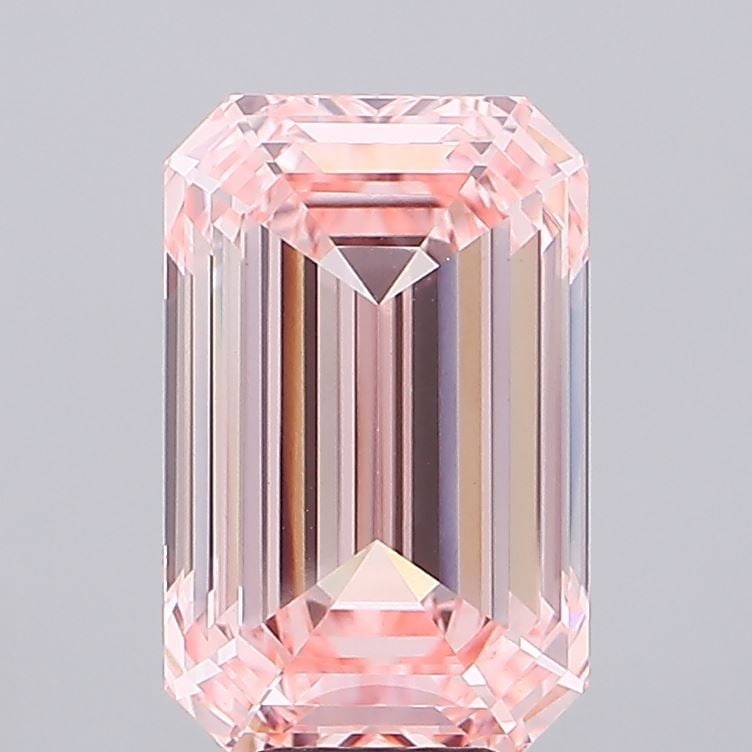 Loose Diamond - EMERALD 10.07ct Fancy Intense Pink VVS2: Loose Diamond - EMERALD 10.07ct Fancy Intense Pink VVS2 Source: This is a real non-mined Diamond that has been grown in a lab Shape: EMERALD Carats: 10.07 Color: Fancy Intense Pink Certification: IGI