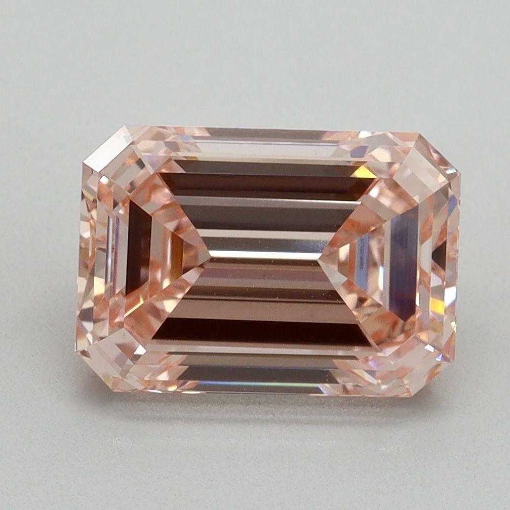 Loose Diamond - EMERALD 3.09ct Fancy Intense Pink VS1: Loose Diamond - EMERALD 3.09ct Fancy Intense Pink VS1 Source: This is a real non-mined Diamond that has been grown in a lab Shape: EMERALD Carats: 3.09 Color: Fancy Intense Pink Certification: IGI Vid