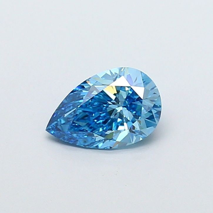 Loose Diamond - PEAR 1.03ct Fancy Vivid Blue VVS2: Loose Diamond - PEAR 1.03ct Fancy Vivid Blue VVS2 Source: This is a real non-mined Diamond that has been grown in a lab Shape: PEAR Carats: 1.03 Color: Fancy Vivid Blue Certification: IGI Video: