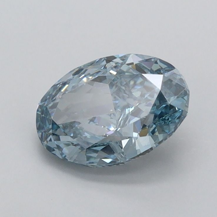 Loose Diamond - OVAL 1.03ct Fancy Vivid Blue VS1: Loose Diamond - OVAL 1.03ct Fancy Vivid Blue VS1 Source: This is a real non-mined Diamond that has been grown in a lab Shape: OVAL Carats: 1.03 Color: Fancy Vivid Blue Certification: IGI Video: