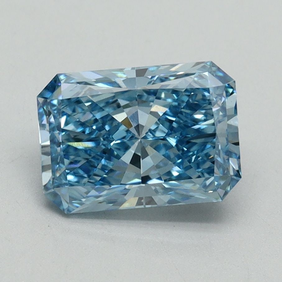 Loose Diamond - RADIANT 1.7ct Fancy Vivid Blue VS1: Loose Diamond - RADIANT 1.7ct Fancy Vivid Blue VS1 Source: This is a real non-mined Diamond that has been grown in a lab Shape: RADIANT Carats: 1.7 Color: Fancy Vivid Blue Certification: IGI Video: