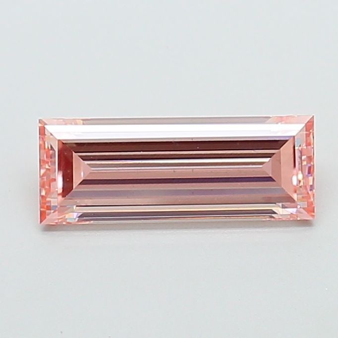 Loose Diamond - BAGUETTE 2.01ct Fancy Intense Pink VS1: Loose Diamond - BAGUETTE 2.01ct Fancy Intense Pink VS1 Source: This is a real non-mined Diamond that has been grown in a lab Shape: BAGUETTE Carats: 2.01 Color: Fancy Intense Pink Certification: IGI V