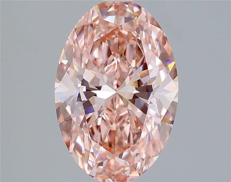 Loose Diamond - OVAL 2.57ct Fancy Vivid Pink VS1: Loose Diamond - OVAL 2.57ct Fancy Vivid Pink VS1 Source: This is a real non-mined Diamond that has been grown in a lab Shape: OVAL Carats: 2.57 Color: Fancy Vivid Pink Certification: IGI Video: