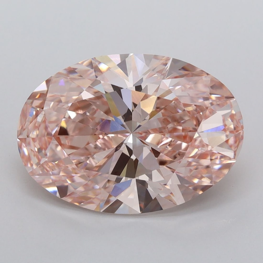 Loose Diamond - OVAL 5.02ct Fancy Vivid Pink VVS1: Loose Diamond - OVAL 5.02ct Fancy Vivid Pink VVS1 Source: This is a real non-mined Diamond that has been grown in a lab Shape: OVAL Carats: 5.02 Color: Fancy Vivid Pink Certification: IGI Video: