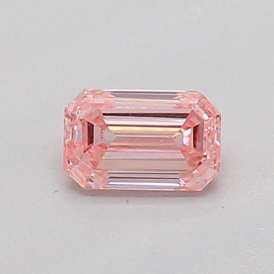 Loose Diamond - EMERALD 0.25ct Fancy Intense Pink VVS2: Loose Diamond - EMERALD 0.25ct Fancy Intense Pink VVS2 Source: This is a real non-mined Diamond that has been grown in a lab Shape: EMERALD Carats: 0.25 Color: Fancy Intense Pink Certification: IGI PL