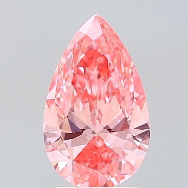 Loose Diamond - PEAR 1.51ct Fancy Vivid Pink VS2: Loose Diamond - PEAR 1.51ct Fancy Vivid Pink VS2 Source: This is a real non-mined Diamond that has been grown in a lab Shape: PEAR Carats: 1.51 Color: Fancy Vivid Pink Certification: IGI Video: