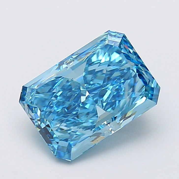 Loose Diamond - RADIANT 4.08ct Fancy Vivid Blue VS1: Loose Diamond - RADIANT 4.08ct Fancy Vivid Blue VS1 Source: This is a real non-mined Diamond that has been grown in a lab Shape: RADIANT Carats: 4.08 Color: Fancy Vivid Blue Certification: IGI Video: