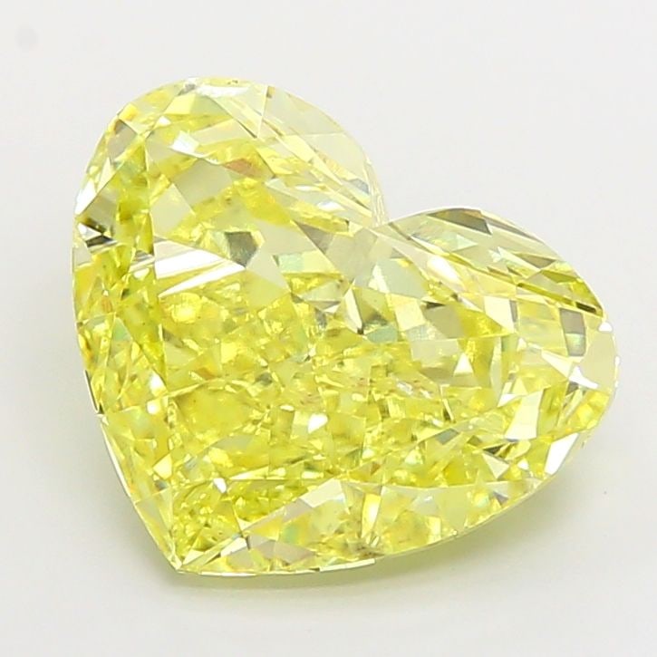 Loose Diamond - HEART 8.61ct Fancy Intense Yellow SI1: Loose Diamond - HEART 8.61ct Fancy Intense Yellow SI1 Source: This is a real non-mined Diamond that has been grown in a lab Shape: HEART Carats: 8.61 Color: Fancy Intense Yellow Certification: IGI Vid