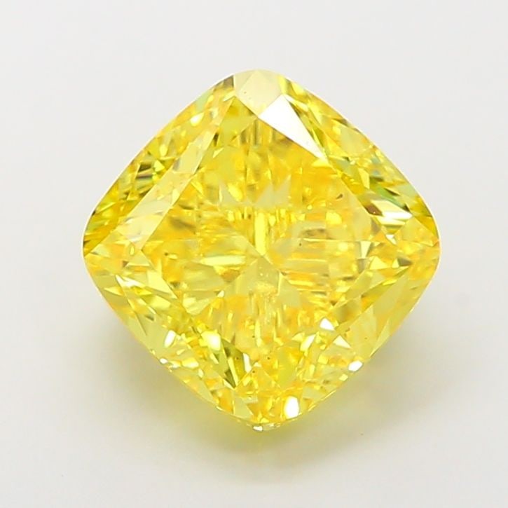 Loose Diamond - CUSHION MODIFIED 7.01ct Fancy Vivid Yellow VS2: Loose Diamond - CUSHION MODIFIED 7.01ct Fancy Vivid Yellow VS2 Source: This is a real non-mined Diamond that has been grown in a lab Shape: CUSHION MODIFIED Carats: 7.01 Color: Fancy Vivid Yellow Cert