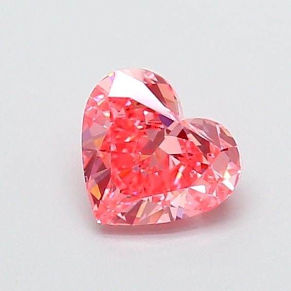Loose Diamond - HEART 1.08ct Fancy Vivid Pink VVS2: Loose Diamond - HEART 1.08ct Fancy Vivid Pink VVS2 Source: This is a real non-mined Diamond that has been grown in a lab Shape: HEART Carats: 1.08 Color: Fancy Vivid Pink Certification: IGI Video: