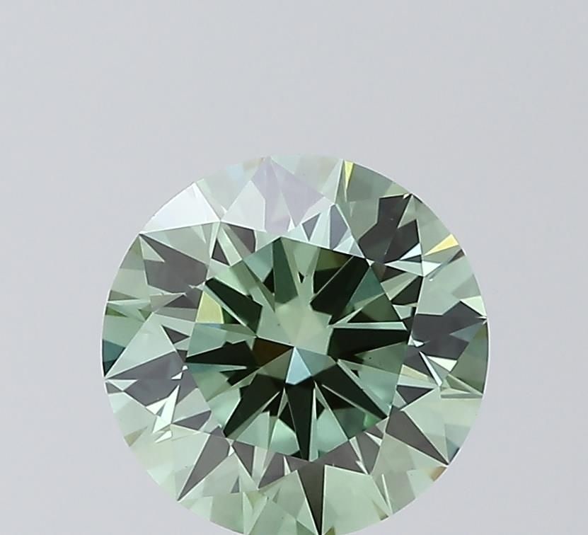Ideal Loose Diamond - ROUND 2.09ct Fancy Vivid Green VS1: Ideal Loose Diamond - ROUND 2.09ct Fancy Vivid Green VS1 Source: This is a real non-mined Diamond that has been grown in a lab Shape: ROUND Carats: 2.09 Color: Fancy Vivid Green Certification: IGI Vid