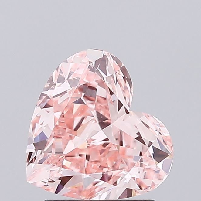 Loose Diamond - HEART 1.6ct Fancy Vivid Pink VVS2: Loose Diamond - HEART 1.6ct Fancy Vivid Pink VVS2 Source: This is a real non-mined Diamond that has been grown in a lab Shape: HEART Carats: 1.6 Color: Fancy Vivid Pink Certification: IGI Video: