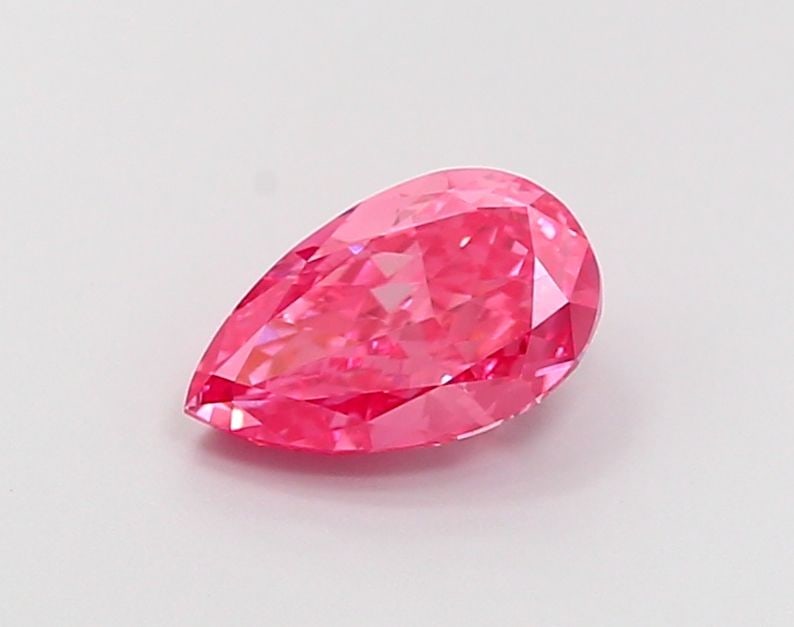 Loose Diamond - PEAR 1.29ct Fancy Vivid Pink VVS2: Loose Diamond - PEAR 1.29ct Fancy Vivid Pink VVS2 Source: This is a real non-mined Diamond that has been grown in a lab Shape: PEAR Carats: 1.29 Color: Fancy Vivid Pink Certification: IGI Video: