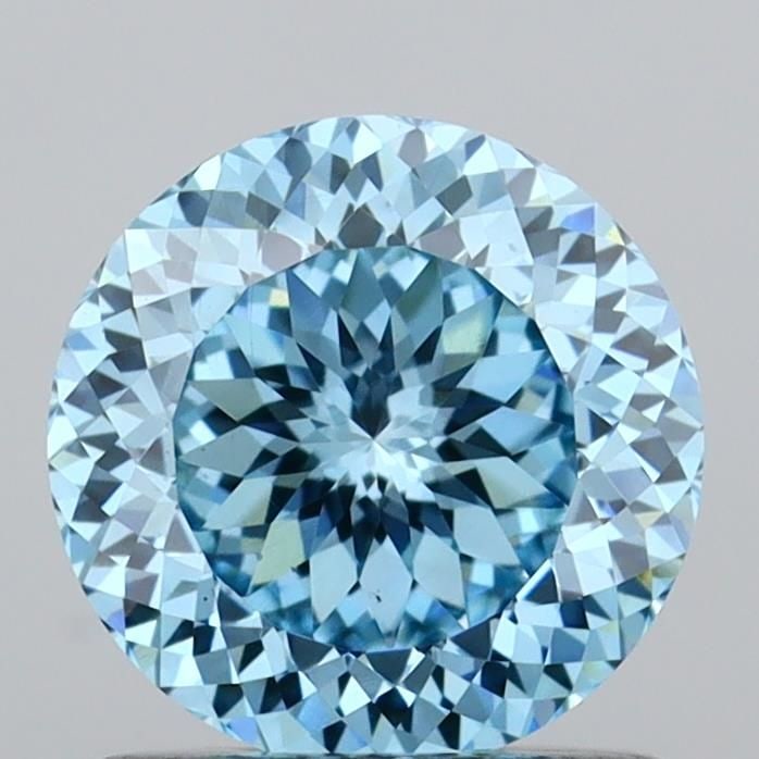 Loose Diamond - ROUND 1.09ct Fancy Vivid Blue VS1: Loose Diamond - ROUND 1.09ct Fancy Vivid Blue VS1 Source: This is a real non-mined Diamond that has been grown in a lab Shape: ROUND Carats: 1.09 Color: Fancy Vivid Blue Certification: IGI Video: