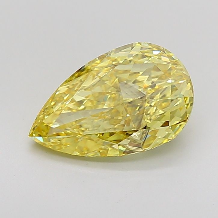 Loose Diamond - PEAR 3.11ct Fancy Vivid Yellow SI1: Loose Diamond - PEAR 3.11ct Fancy Vivid Yellow SI1 Source: This is a real non-mined Diamond that has been grown in a lab Shape: PEAR Carats: 3.11 Color: Fancy Vivid Yellow Certification: IGI Video: