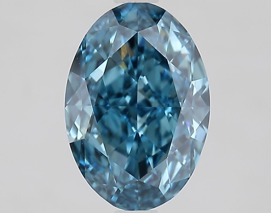 Loose Diamond - OVAL 2.32ct Fancy Vivid Blue VVS2: Loose Diamond - OVAL 2.32ct Fancy Vivid Blue VVS2 Source: This is a real non-mined Diamond that has been grown in a lab Shape: OVAL Carats: 2.32 Color: Fancy Vivid Blue Certification: IGI Video: