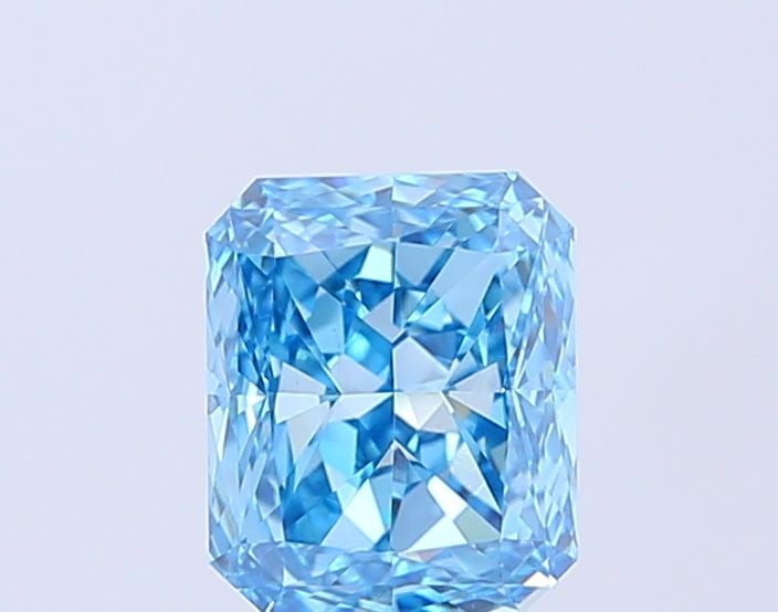 Loose Diamond - RADIANT 1.77ct Fancy Vivid Blue VS1: Loose Diamond - RADIANT 1.77ct Fancy Vivid Blue VS1 Source: This is a real non-mined Diamond that has been grown in a lab Shape: RADIANT Carats: 1.77 Color: Fancy Vivid Blue Certification: IGI Video: