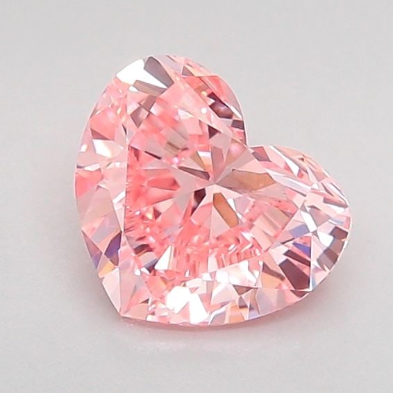 Loose Diamond - HEART 0.97ct Fancy Vivid Pink VS1: Loose Diamond - HEART 0.97ct Fancy Vivid Pink VS1 Source: This is a real non-mined Diamond that has been grown in a lab Shape: HEART Carats: 0.97 Color: Fancy Vivid Pink Certification: IGI Video: