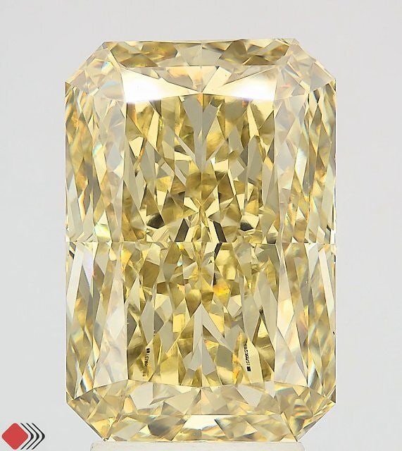 Loose Diamond - RADIANT 5.02ct Fancy Intense Yellow VVS2: Loose Diamond - RADIANT 5.02ct Fancy Intense Yellow VVS2 Source: This is a real non-mined Diamond that has been grown in a lab Shape: RADIANT Carats: 5.02 Color: Fancy Intense Yellow Certification: IG