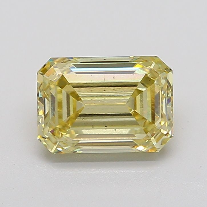 Loose Diamond - EMERALD 3.06ct Fancy Yellow VS2: Loose Diamond - EMERALD 3.06ct Fancy Yellow VS2 Source: This is a real non-mined Diamond that has been grown in a lab Shape: EMERALD Carats: 3.06 Color: Fancy Yellow Certification: IGI Video: