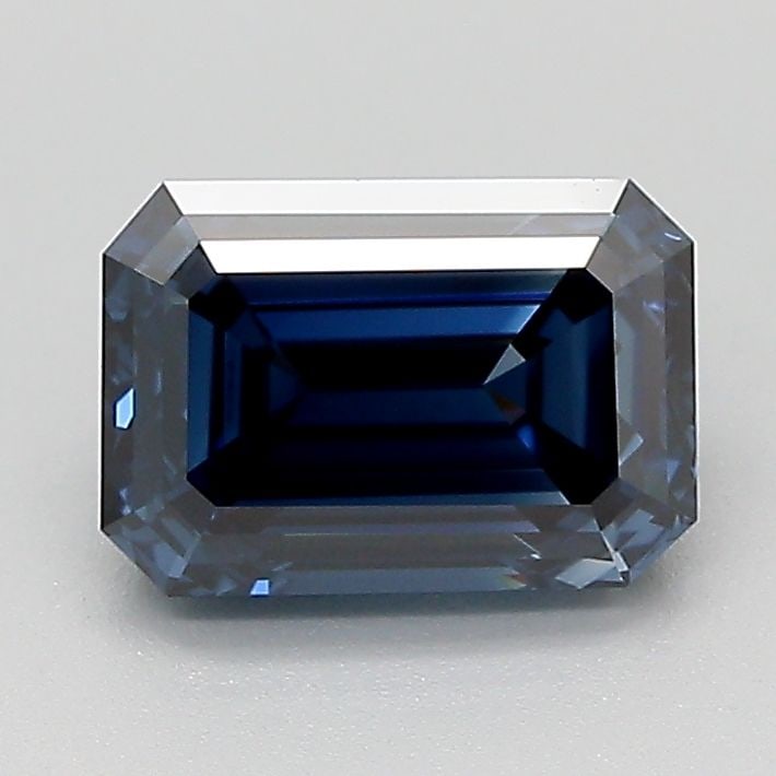 Loose Diamond - EMERALD 1.5ct Fancy Deep Blue VS1 (1 of 1)