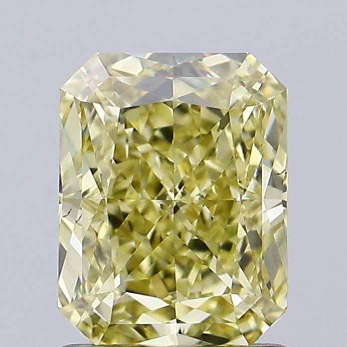 Loose Diamond - RADIANT 1.1ct Fancy Intense Yellow VS2: Loose Diamond - RADIANT 1.1ct Fancy Intense Yellow VS2 Source: This is a real non-mined Diamond that has been grown in a lab Shape: RADIANT Carats: 1.1 Color: Fancy Intense Yellow Certification: IGI V