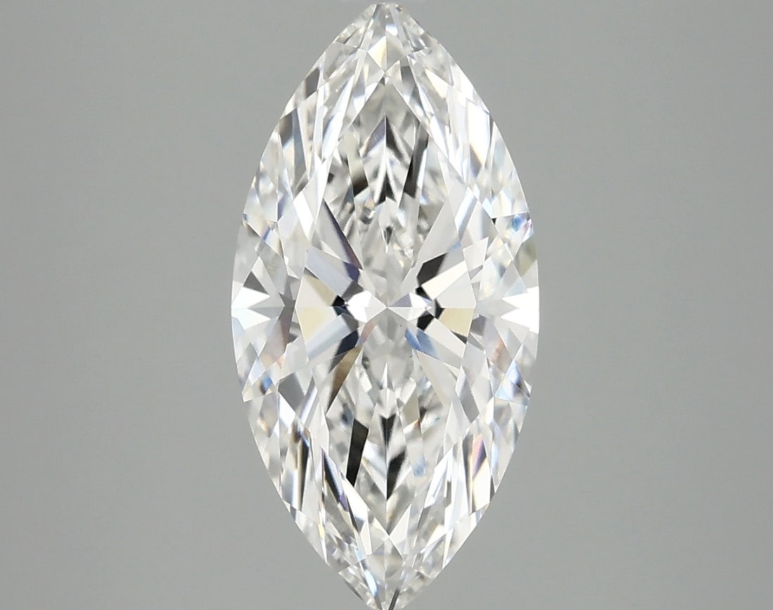 Loose Diamond - MARQUISE 2.58ct F VVS2: Loose Diamond - MARQUISE 2.58ct F VVS2 Source: This is a real non-mined Diamond that has been grown in a lab Shape: MARQUISE Carats: 2.58 Color: F Clarity: VVS2 Certification: IGI Condition: Pre-Owned