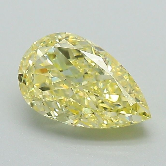 Loose Diamond - PEAR 1.06ct Fancy Vivid Yellow VS2: Loose Diamond - PEAR 1.06ct Fancy Vivid Yellow VS2 Source: This is a real non-mined Diamond that has been grown in a lab Shape: PEAR Carats: 1.06 Color: Fancy Vivid Yellow Certification: IGI Video: