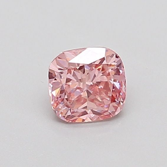Loose Diamond - CUSHION MODIFIED 0.41ct Fancy Vivid Pink VS1: Loose Diamond - CUSHION MODIFIED 0.41ct Fancy Vivid Pink VS1 Source: This is a real non-mined Diamond that has been grown in a lab Shape: CUSHION MODIFIED Carats: 0.41 Color: Fancy Vivid Pink Certific