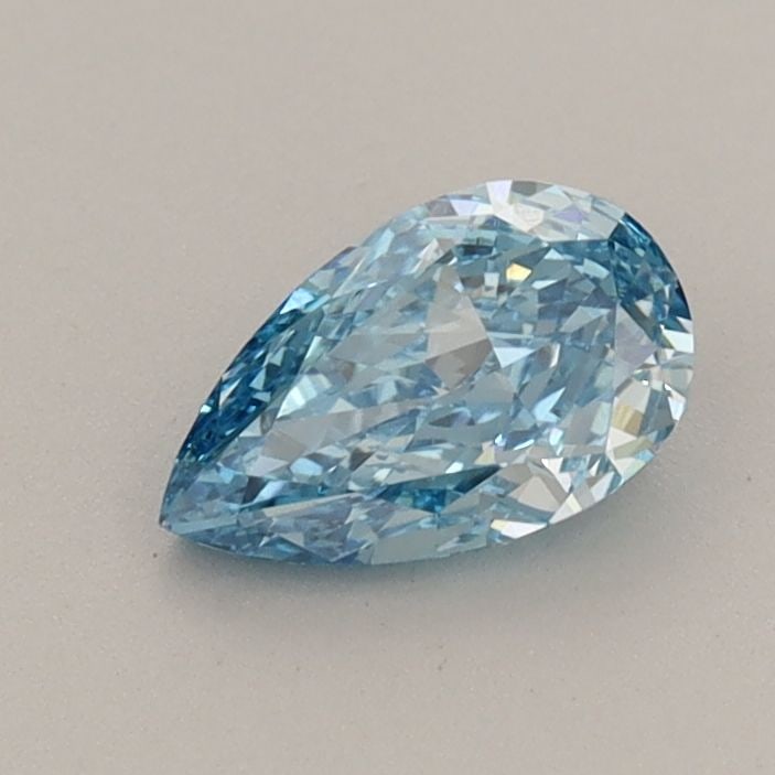 Loose Diamond - PEAR 0.59ct Fancy Vivid Blue VS1: Loose Diamond - PEAR 0.59ct Fancy Vivid Blue VS1 Source: This is a real non-mined Diamond that has been grown in a lab Shape: PEAR Carats: 0.59 Color: Fancy Vivid Blue Certification: IGI Video: