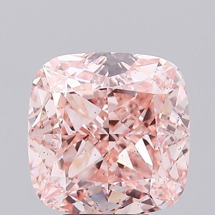 Loose Diamond - CUSHION MODIFIED 4.04ct Fancy Intense Pink VS2: Loose Diamond - CUSHION MODIFIED 4.04ct Fancy Intense Pink VS2 Source: This is a real non-mined Diamond that has been grown in a lab Shape: CUSHION MODIFIED Carats: 4.04 Color: Fancy Intense Pink Cert