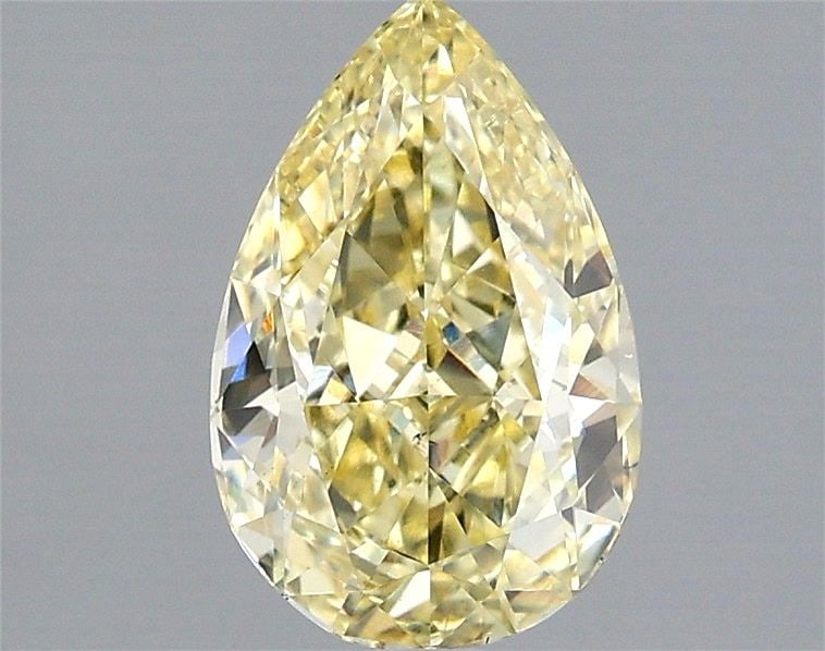 Loose Diamond - PEAR 1.51ct Fancy Intense Yellow VS2: Loose Diamond - PEAR 1.51ct Fancy Intense Yellow VS2 Source: This is a real non-mined Diamond that has been grown in a lab Shape: PEAR Carats: 1.51 Color: Fancy Intense Yellow Certification: IGI Video