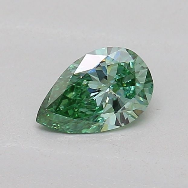 Loose Diamond - PEAR 0.21ct Fancy Vivid Green VS1: Loose Diamond - PEAR 0.21ct Fancy Vivid Green VS1 Source: This is a real non-mined Diamond that has been grown in a lab Shape: PEAR Carats: 0.21 Color: Fancy Vivid Green Certification: IGI PLEASE NOTE