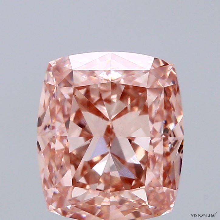 Loose Diamond - CUSHION MODIFIED 3.05ct Fancy Intense Pink VS2: Loose Diamond - CUSHION MODIFIED 3.05ct Fancy Intense Pink VS2 Source: This is a real non-mined Diamond that has been grown in a lab Shape: CUSHION MODIFIED Carats: 3.05 Color: Fancy Intense Pink Cert