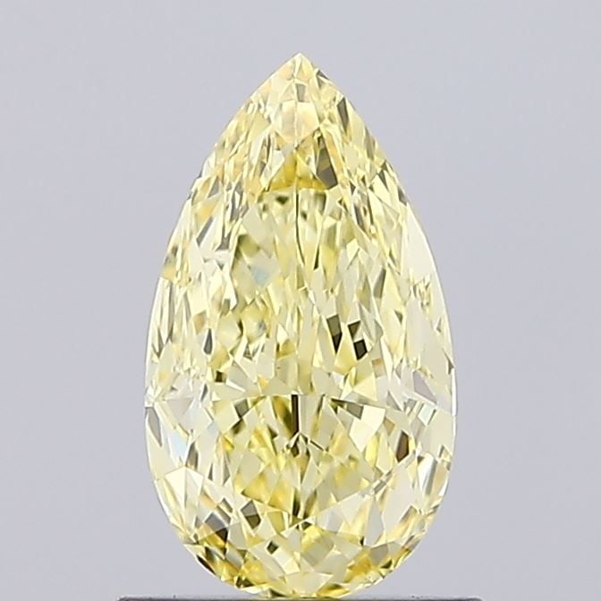 Loose Diamond - PEAR 1.05ct Fancy Intense Yellow VVS2: Loose Diamond - PEAR 1.05ct Fancy Intense Yellow VVS2 Source: This is a real non-mined Diamond that has been grown in a lab Shape: PEAR Carats: 1.05 Color: Fancy Intense Yellow Certification: IGI Vide