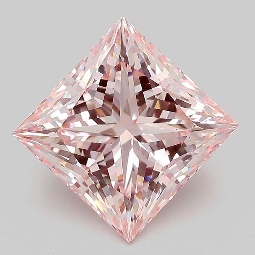 Loose Diamond - PRINCESS 4.02ct Fancy Intense Pink VS1: Loose Diamond - PRINCESS 4.02ct Fancy Intense Pink VS1 Source: This is a real non-mined Diamond that has been grown in a lab Shape: PRINCESS Carats: 4.02 Color: Fancy Intense Pink Certification: IGI V