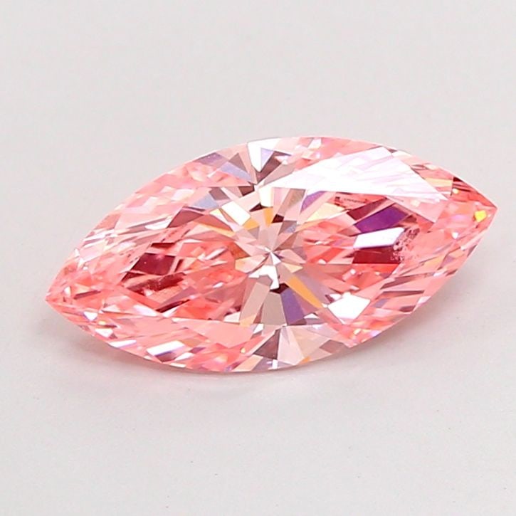Loose Diamond - MARQUISE 2.02ct Fancy Vivid Pink VS1: Loose Diamond - MARQUISE 2.02ct Fancy Vivid Pink VS1 Source: This is a real non-mined Diamond that has been grown in a lab Shape: MARQUISE Carats: 2.02 Color: Fancy Vivid Pink Certification: IGI Video