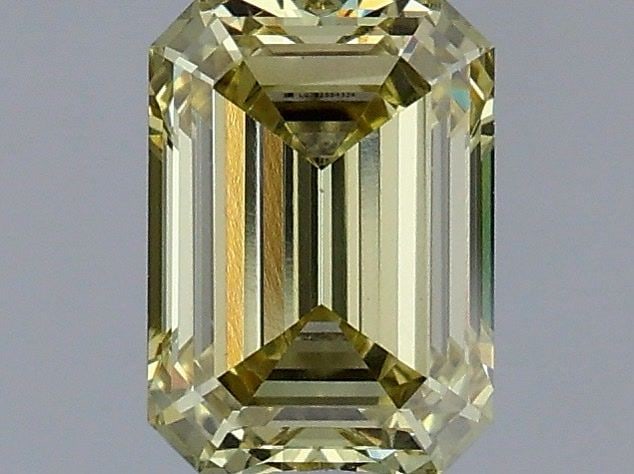 Loose Diamond - EMERALD 1.06ct Fancy Yellow VS1: Loose Diamond - EMERALD 1.06ct Fancy Yellow VS1 Source: This is a real non-mined Diamond that has been grown in a lab Shape: EMERALD Carats: 1.06 Color: Fancy Yellow Certification: IGI Video: