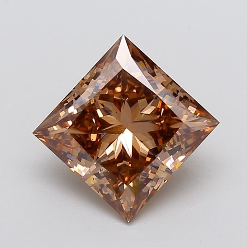 Loose Diamond - PRINCESS 5.09ct Fancy Brown SI1: Loose Diamond - PRINCESS 5.09ct Fancy Brown SI1 Source: This is a real non-mined Diamond that has been grown in a lab Shape: PRINCESS Carats: 5.09 Color: Fancy Brown Certification: IGI PLEASE NOTE: Fr
