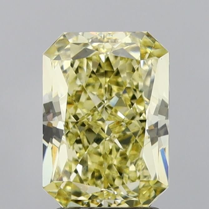 Loose Diamond - RADIANT 2.53ct Fancy Yellow VS2: Loose Diamond - RADIANT 2.53ct Fancy Yellow VS2 Source: This is a real non-mined Diamond that has been grown in a lab Shape: RADIANT Carats: 2.53 Color: Fancy Yellow Certification: IGI Video: