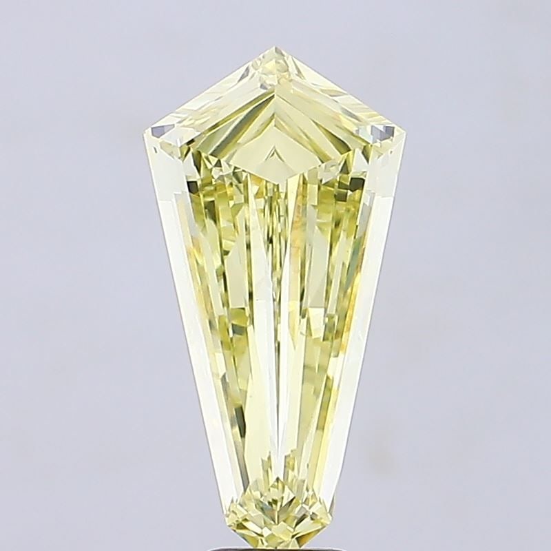 Loose Diamond - HEXAGONAL 5.3ct Fancy Yellow VS1: Loose Diamond - HEXAGONAL 5.3ct Fancy Yellow VS1 Source: This is a real non-mined Diamond that has been grown in a lab Shape: HEXAGONAL Carats: 5.3 Color: Fancy Yellow Certification: IGI Video: